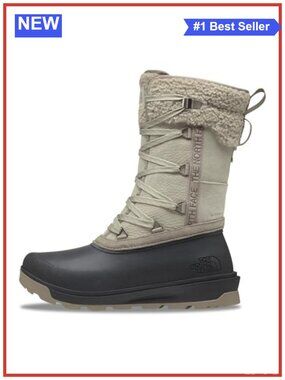 North Face Shellista V Mid Insulated Waterproof Snow Boot Suede Leather